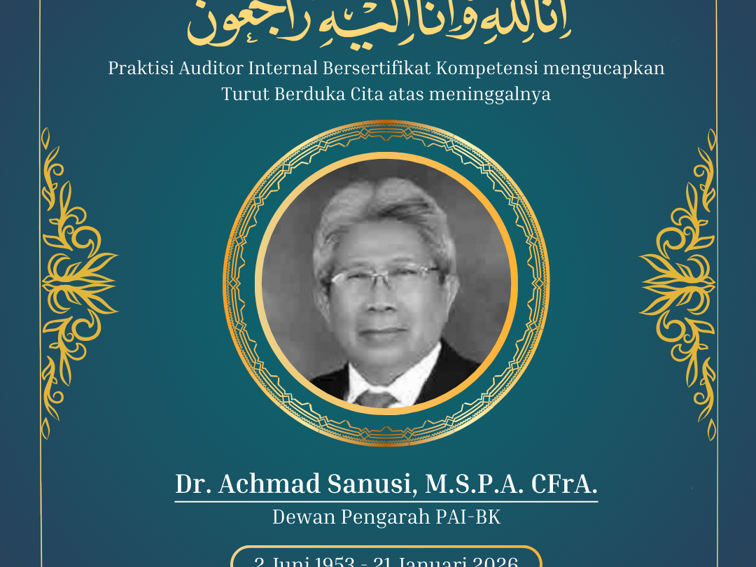 Turut Berduka Cita atas Meninggalnya Bapak Sanusi - Dewan Pengarah PAI-BK